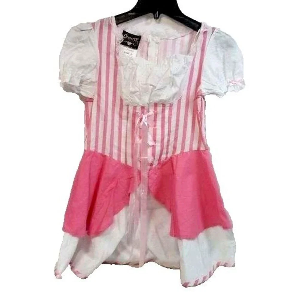 Charades Child's Pink Little Bo Peep Costume – Pink/White Size: XL - Dress Only